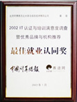 2002年度就业认同奖