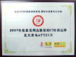 2007年受网友推崇IT培训品牌